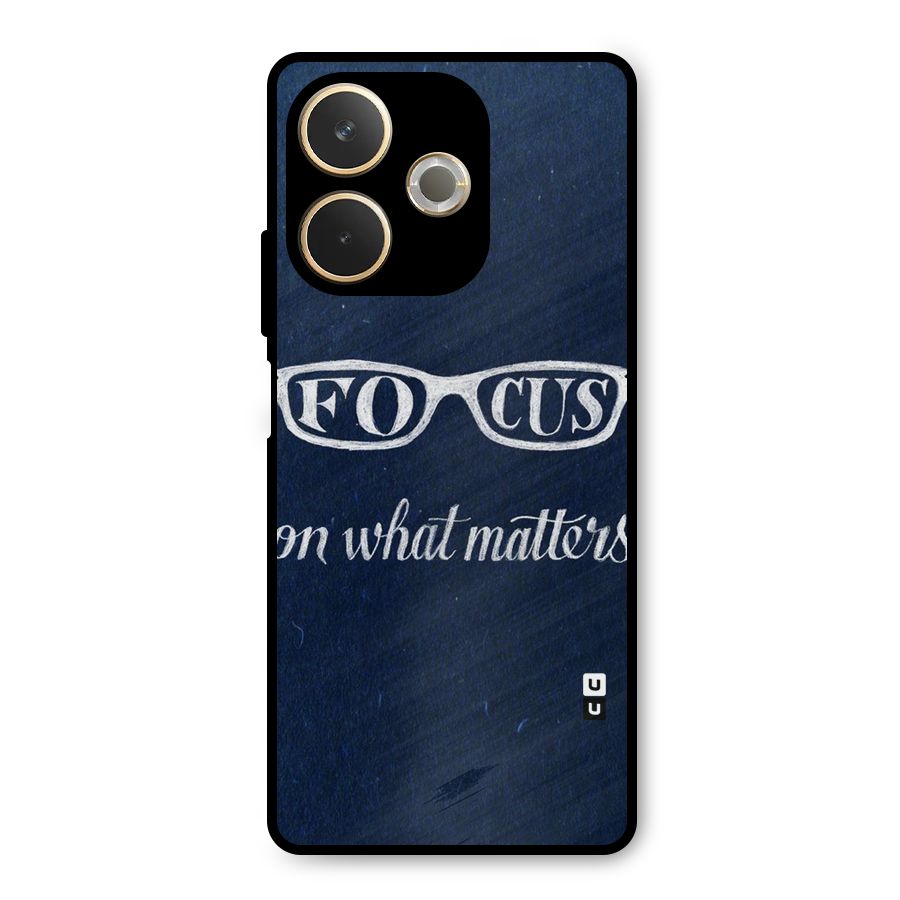 Focus Matters Metal Back Case for Oppo A5 Pro