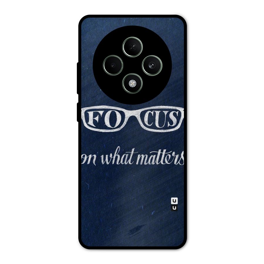 Focus Matters Metal Back Case for Oppo F27