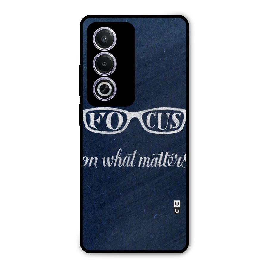 Focus Matters Metal Back Case for Oppo K12x