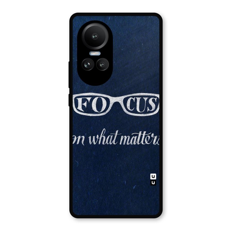 Focus Matters Metal Back Case for Oppo Reno10 Pro