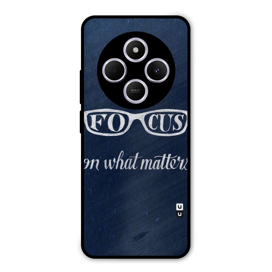 Focus Matters Metal Back Case for Poco M7