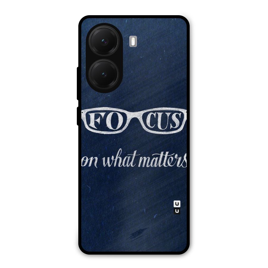 Focus Matters Metal Back Case for Poco X7 Pro