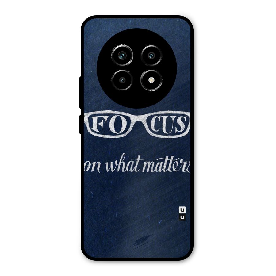 Focus Matters Metal Back Case for Realme 13 Pro