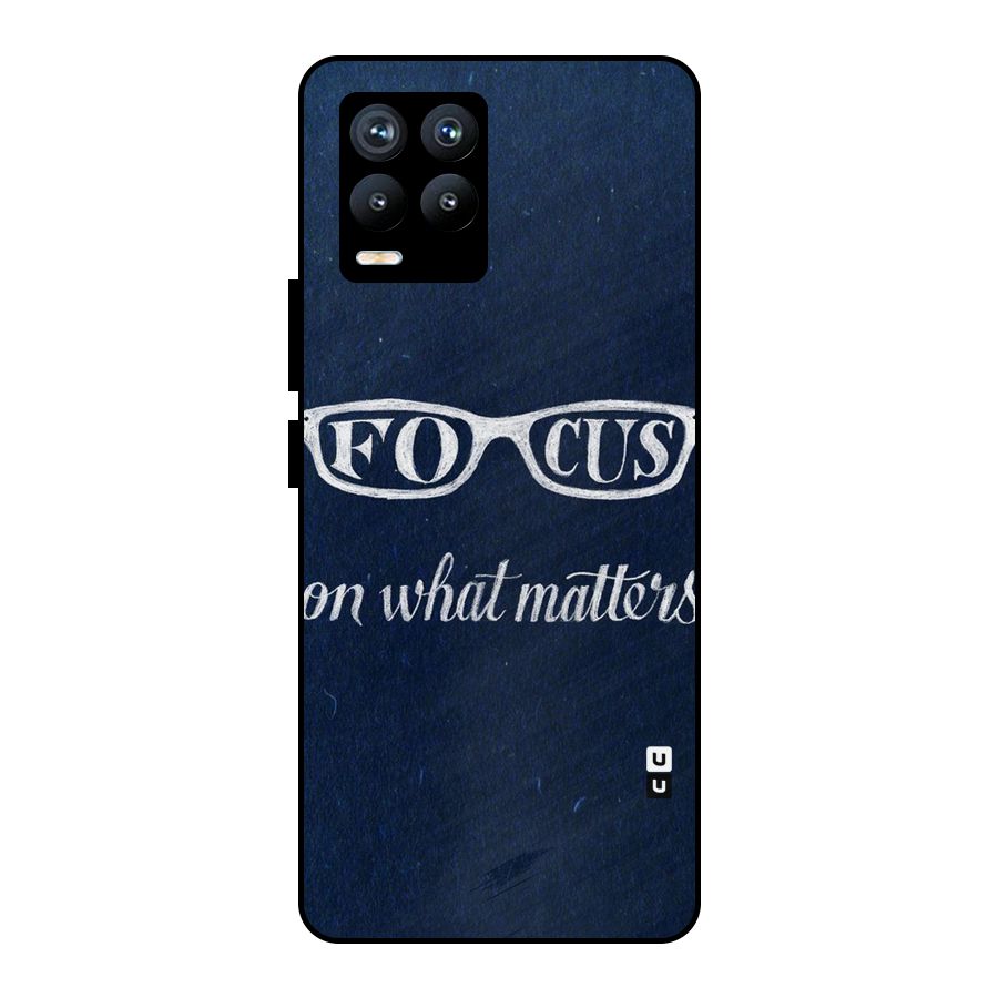 Focus Matters Metal Back Case for Realme 8