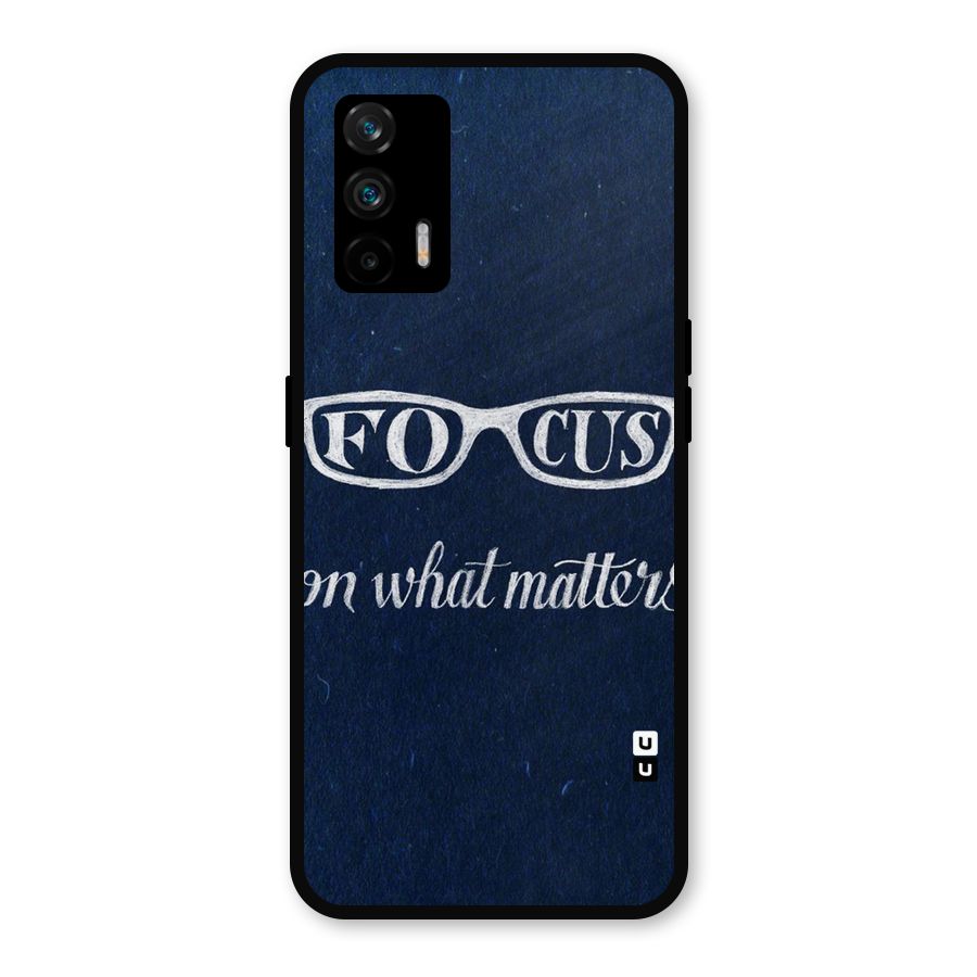 Focus Matters Metal Back Case for Realme GT 5G
