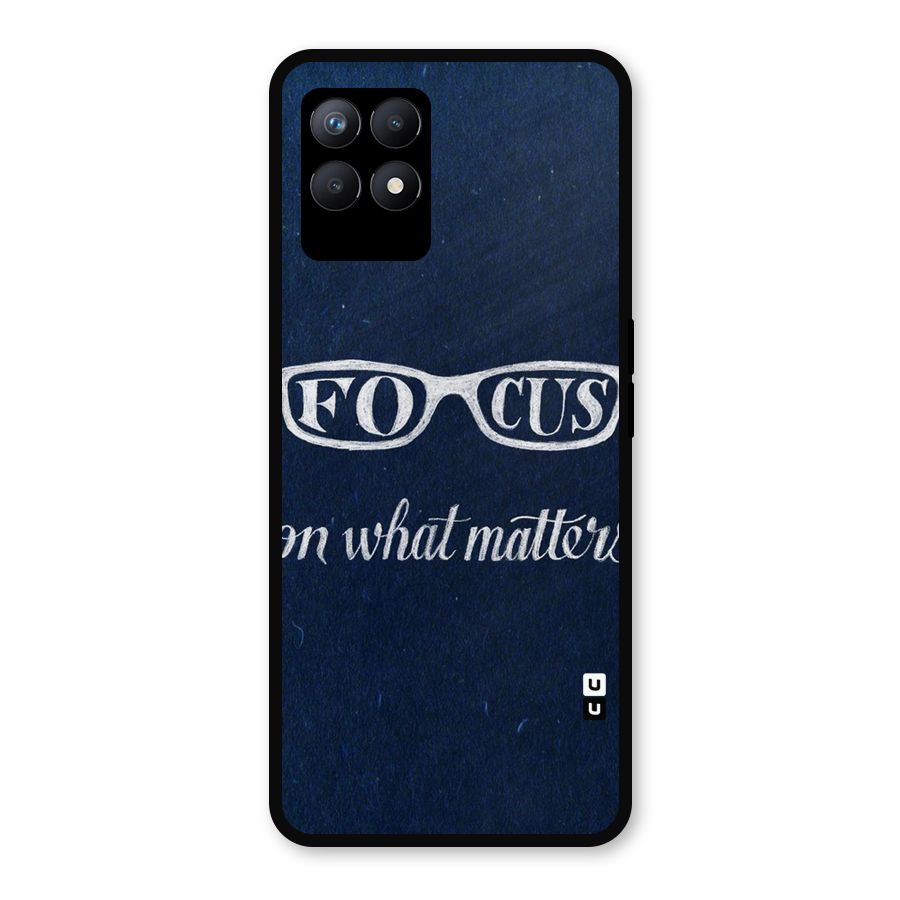 Focus Matters Metal Back Case for Realme Narzo 50