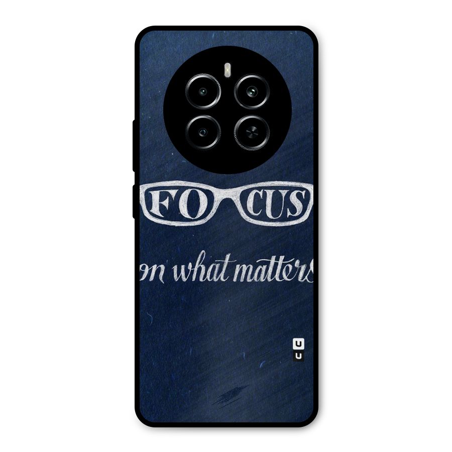 Focus Matters Metal Back Case for Realme P1