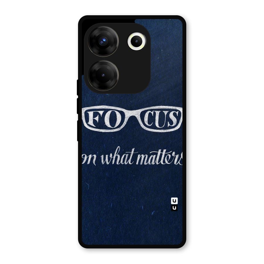 Focus Matters Metal Back Case for Tecno Camon 20