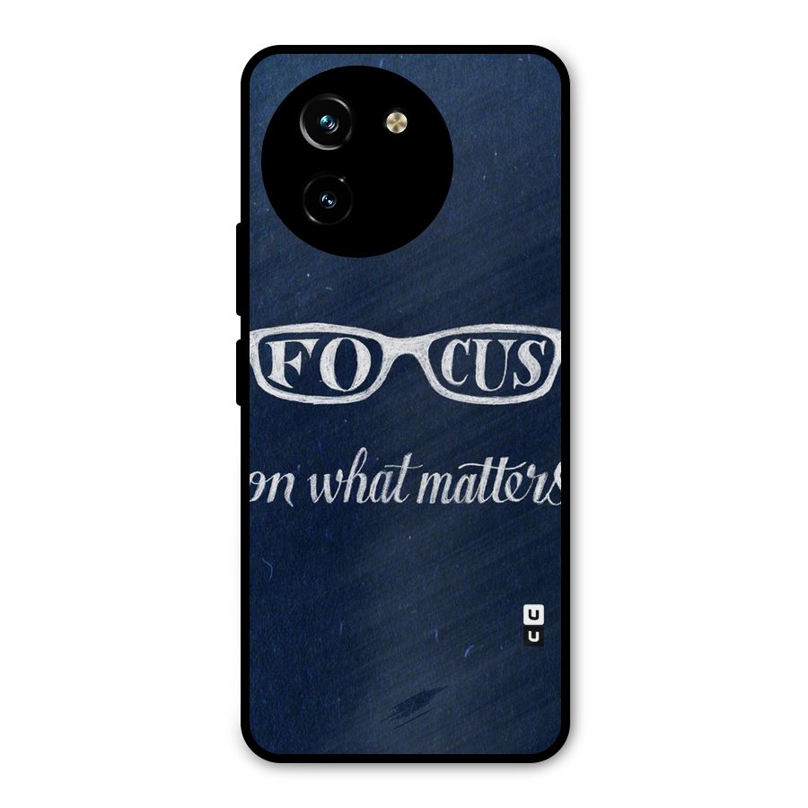 Focus Matters Metal Back Case for Vivo T3x