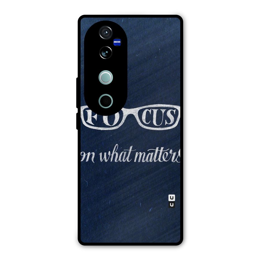 Focus Matters Metal Back Case for Vivo V40