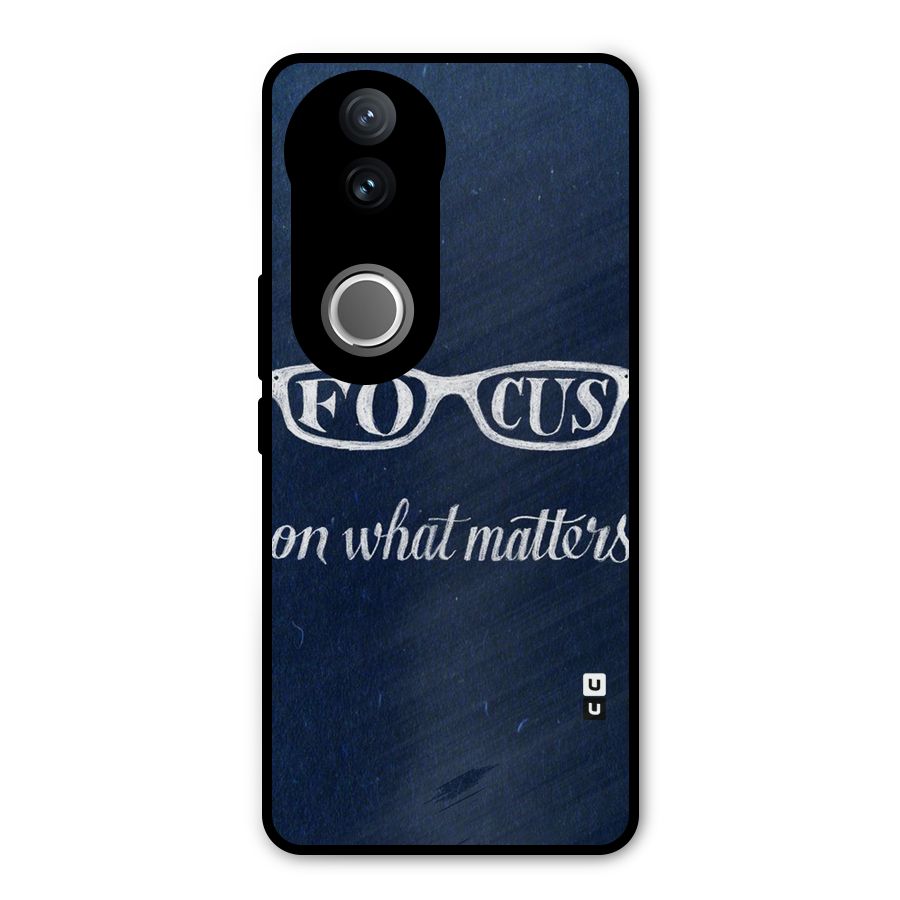 Focus Matters Metal Back Case for Vivo V50e