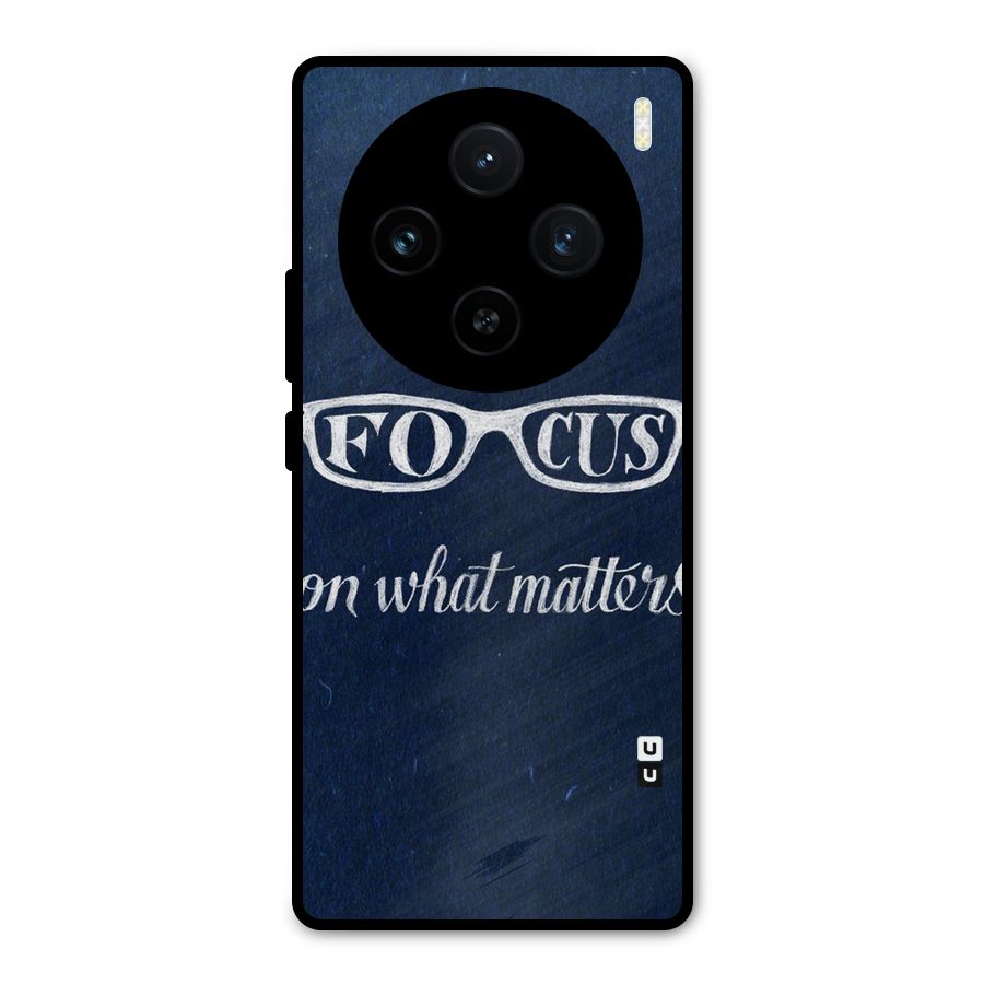 Focus Matters Metal Back Case for Vivo X100