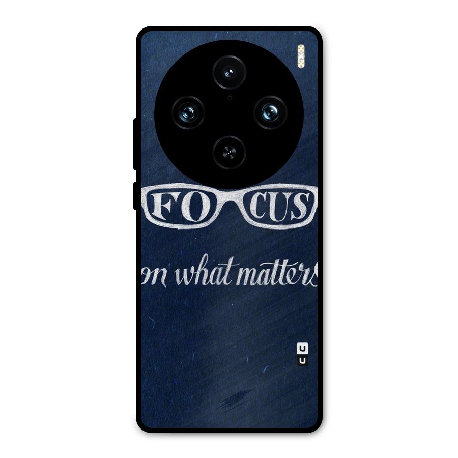 Focus Matters Metal Back Case for Vivo X100 Pro