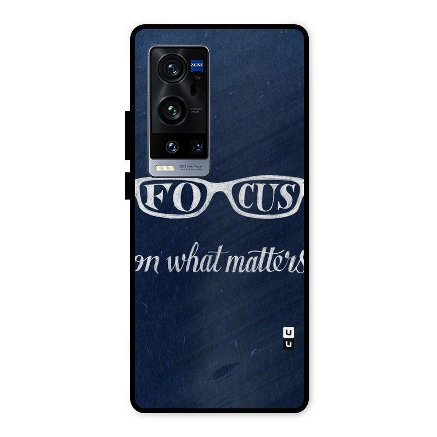 Focus Matters Metal Back Case for Vivo X60 Pro Plus