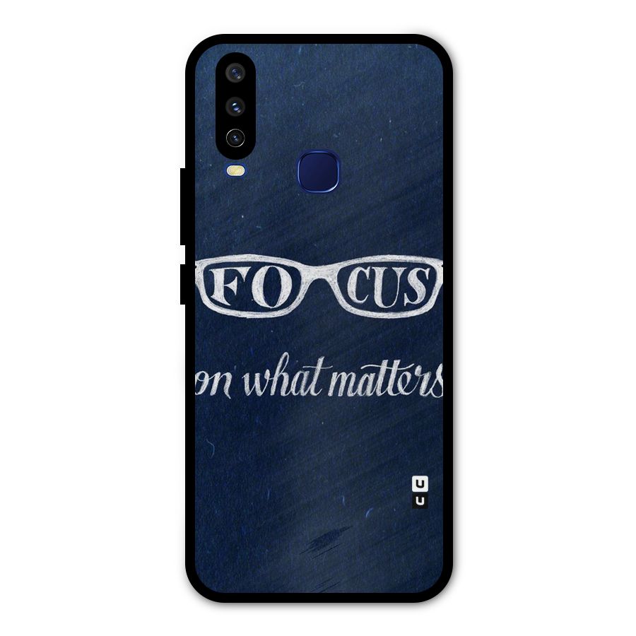 Focus Matters Metal Back Case for Vivo Y15
