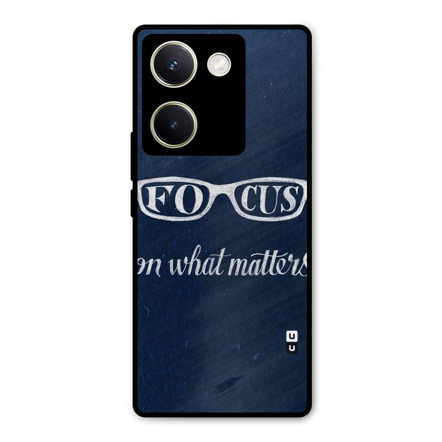 Focus Matters Metal Back Case for Vivo Y200 Pro