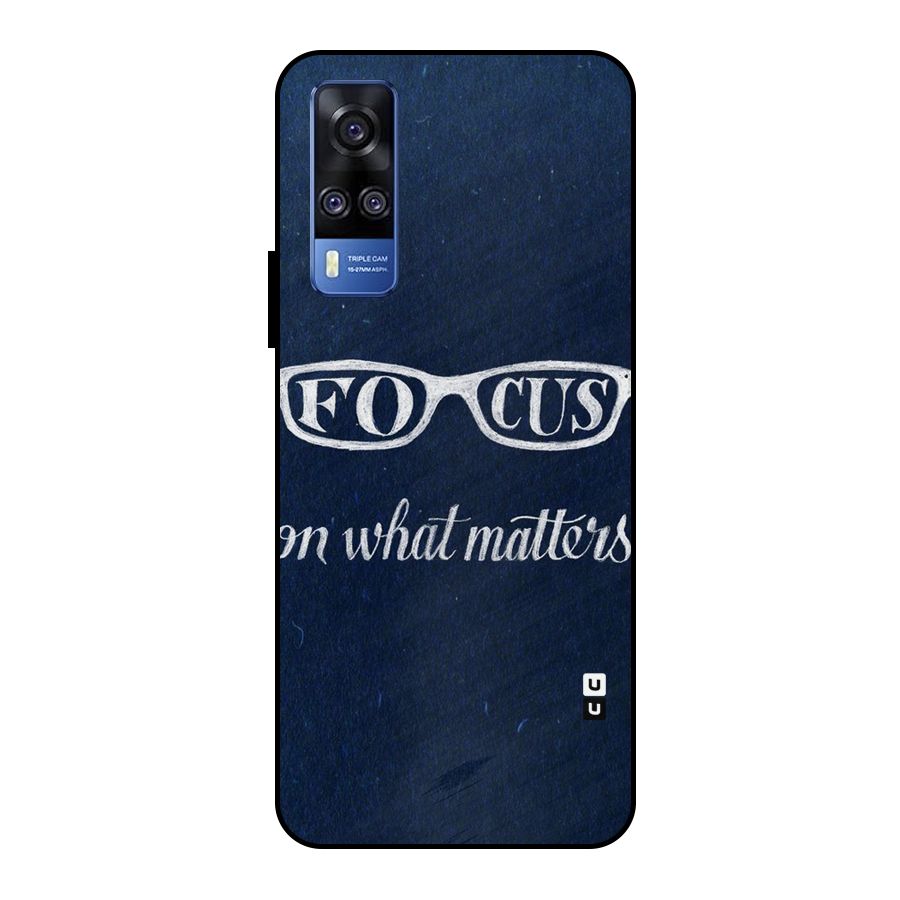 Focus Matters Metal Back Case for Vivo Y51
