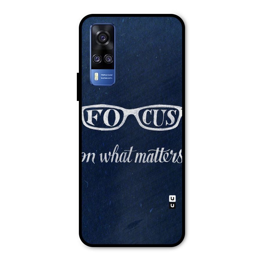 Focus Matters Metal Back Case for Vivo Y51A