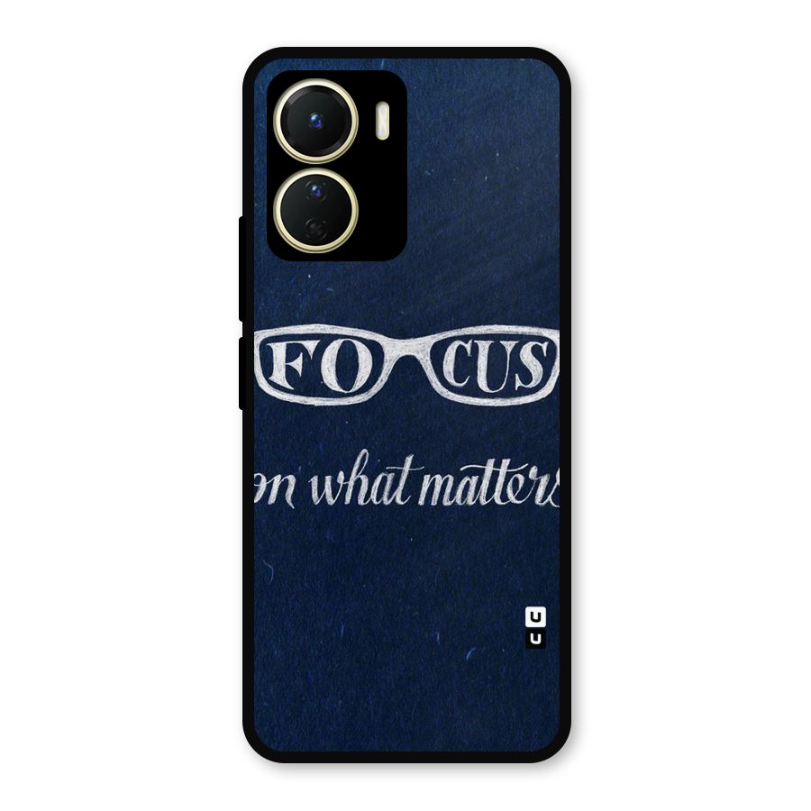 Focus Matters Metal Back Case for Vivo Y56