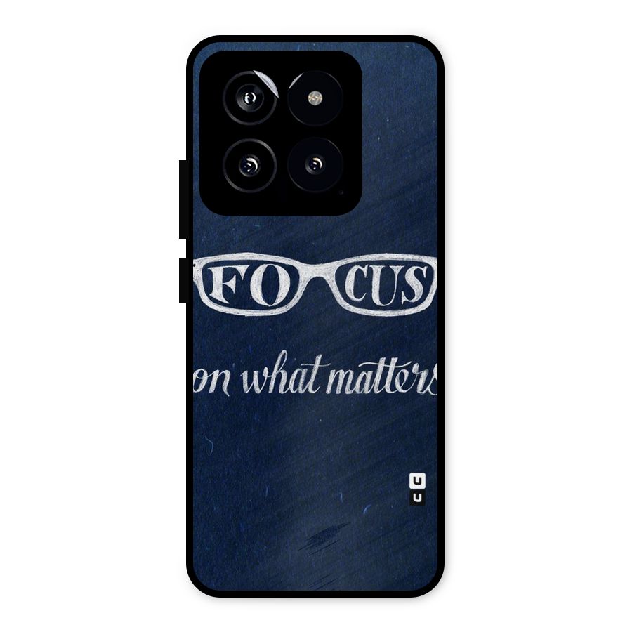 Focus Matters Metal Back Case for Xiaomi 14