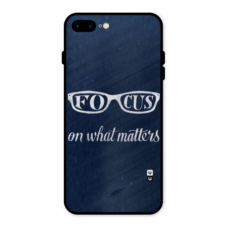Focus Matters Metal Back Case for iPhone 8 Plus