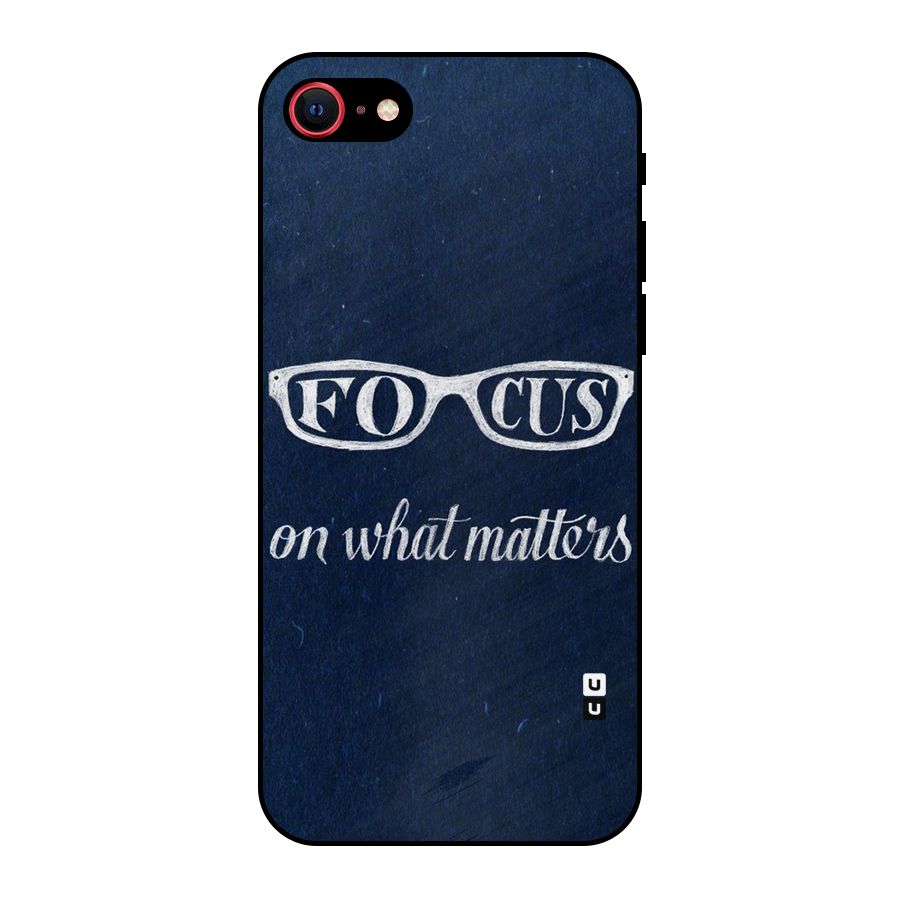 Focus Matters Metal Back Case for iPhone SE 2022