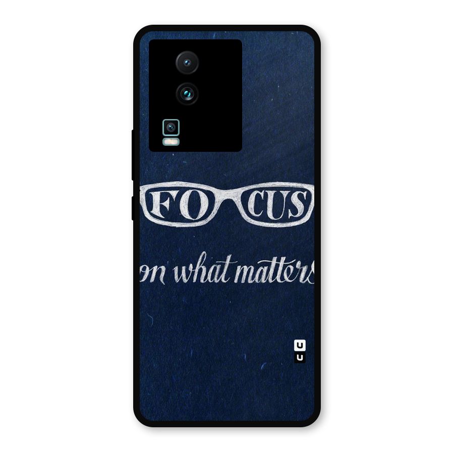 Focus Matters Metal Back Case for iQOO Neo 7