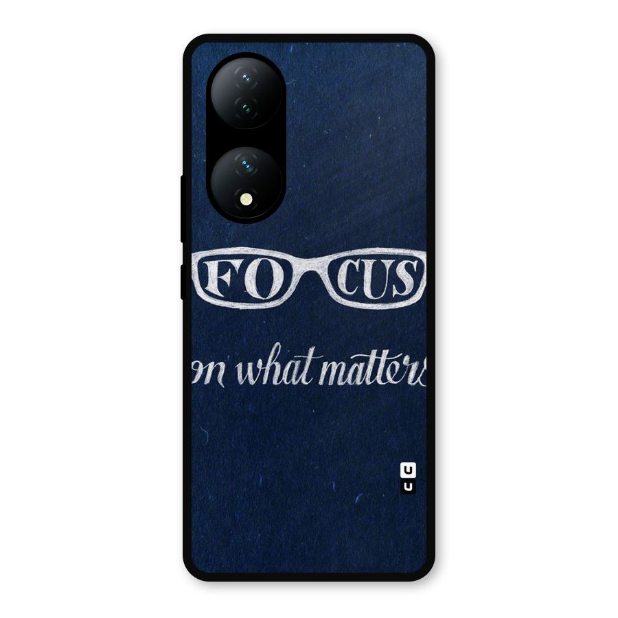 Focus Matters Metal Back Case for iQOO Z7