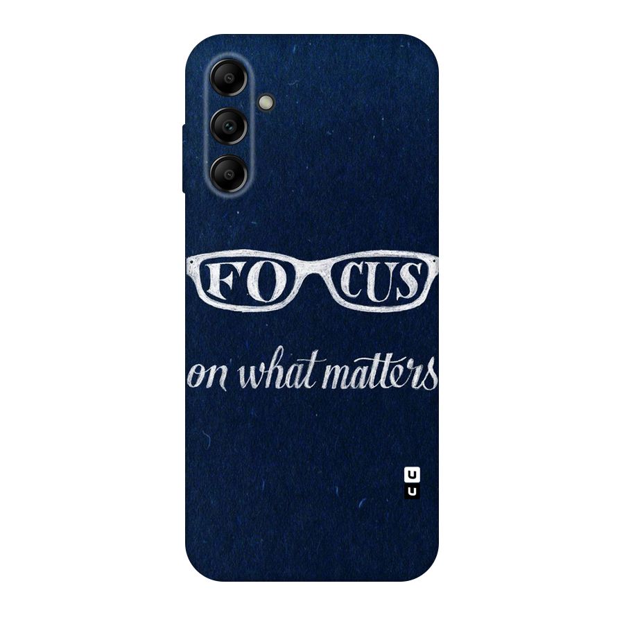 Focus Matters Original Polycarbonate Back Case for Galaxy A14 5G