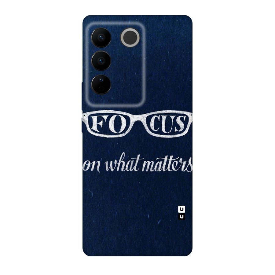 Focus Matters Original Polycarbonate Back Case for Vivo V27