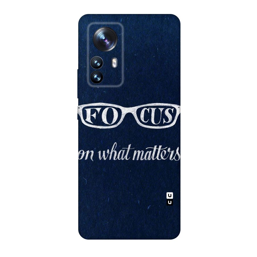Focus Matters Original Polycarbonate Back Case for Xiaomi 12 Pro