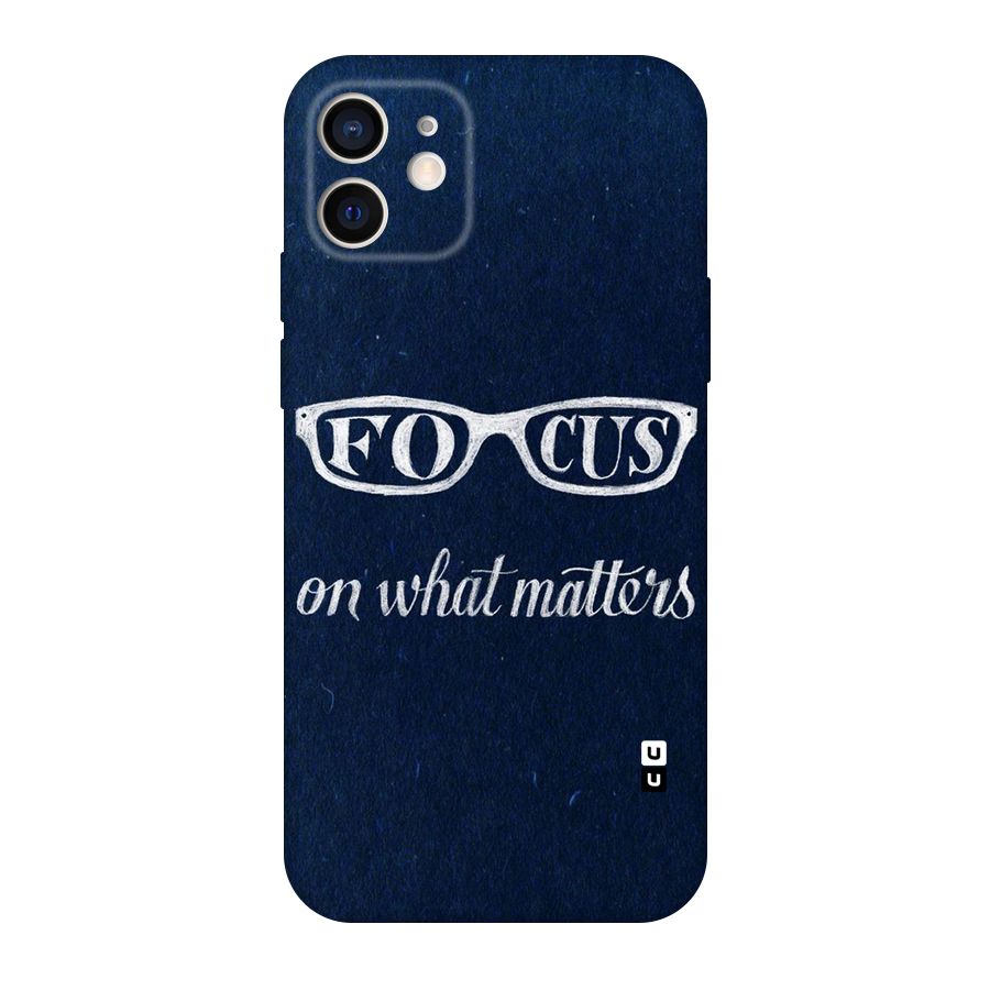 Focus Matters Original Polycarbonate Back Case for iPhone 12