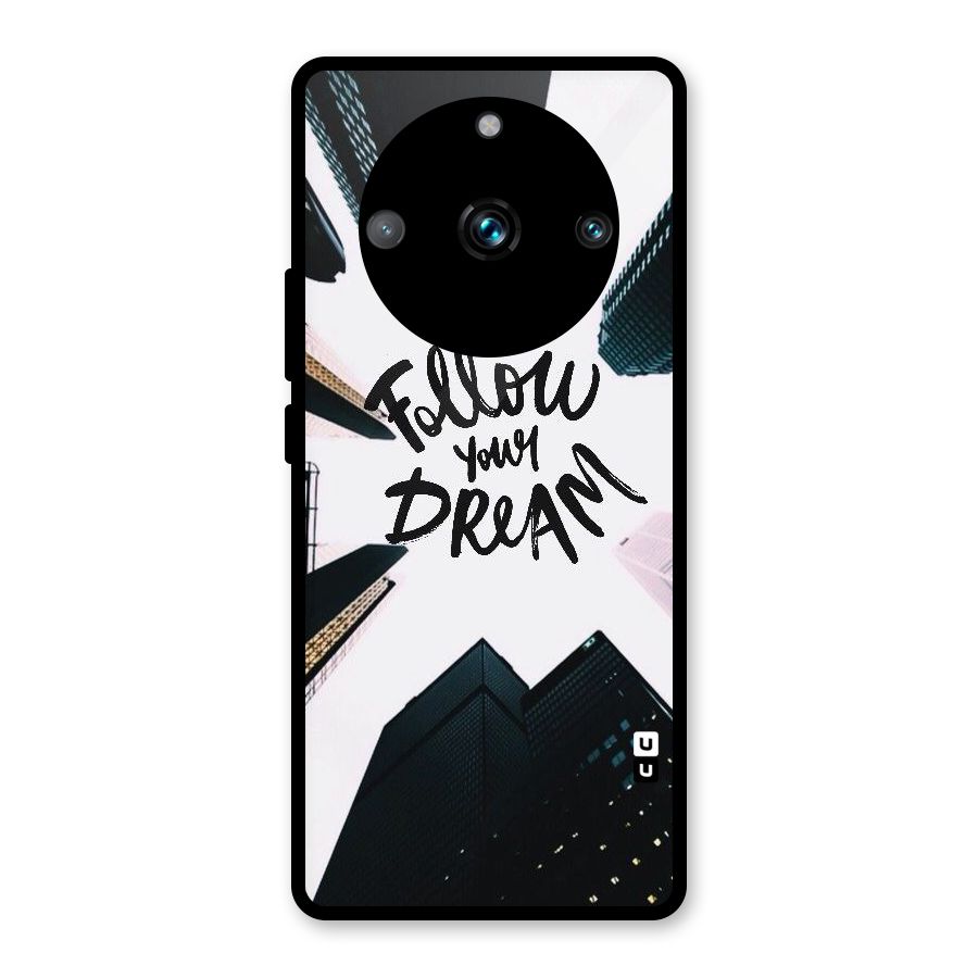 Follow Dream Glass Back Case for Realme Narzo 60 Pro