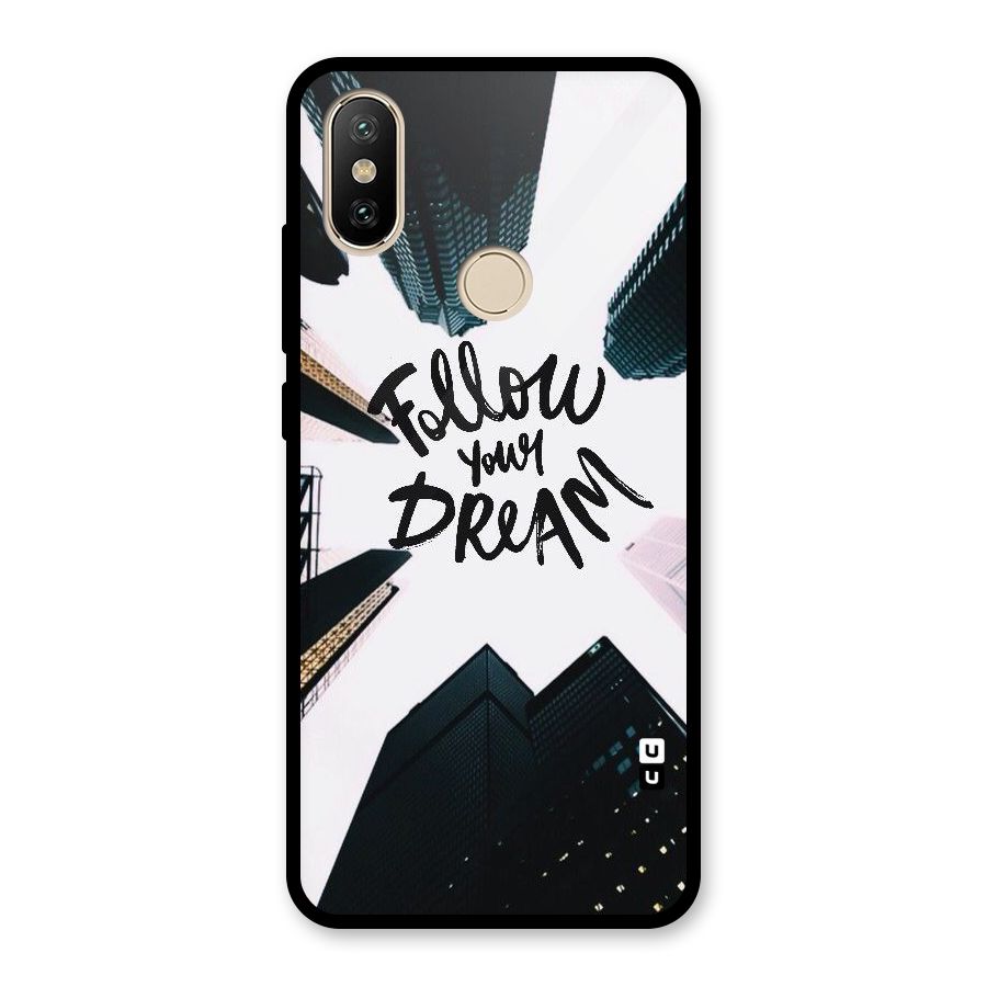 Follow Dream Glass Back Case for Redmi A2