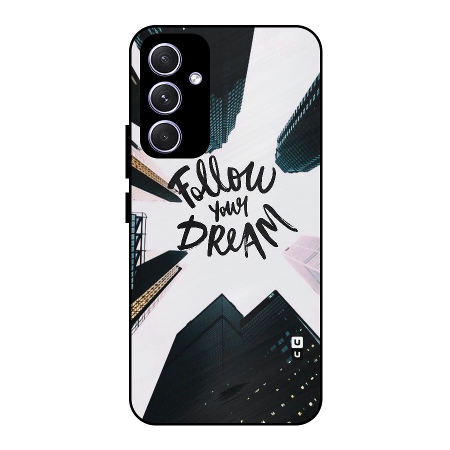 Follow Dream Metal Back Case for Galaxy A54