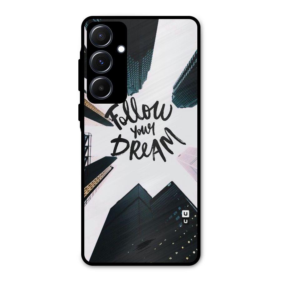Follow Dream Metal Back Case for Galaxy A55