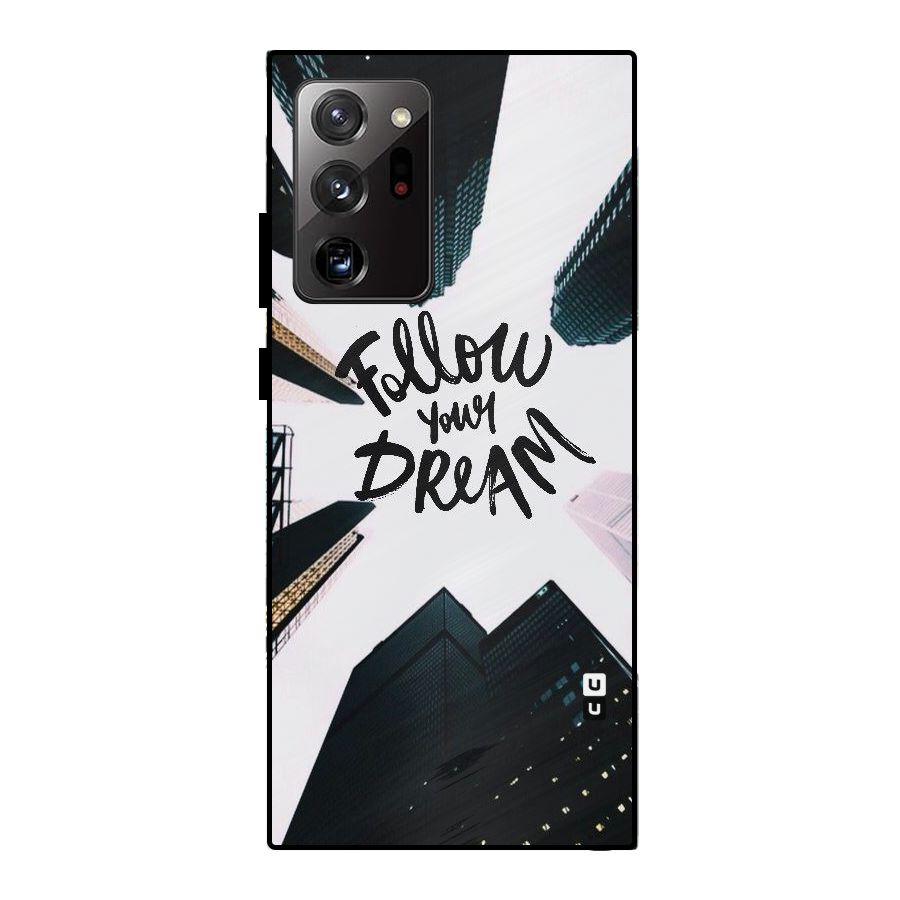 Follow Dream Metal Back Case for Galaxy Note 20 Ultra