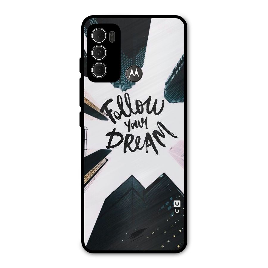 Follow Dream Metal Back Case for Moto G60