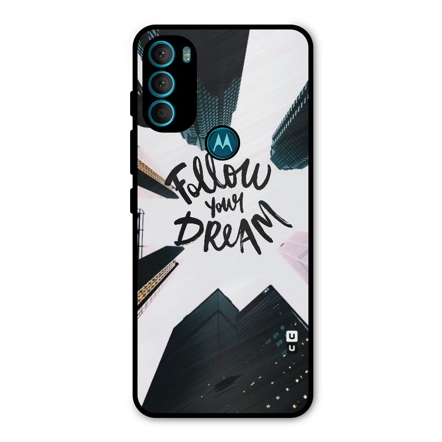 Follow Dream Metal Back Case for Moto G71 5G