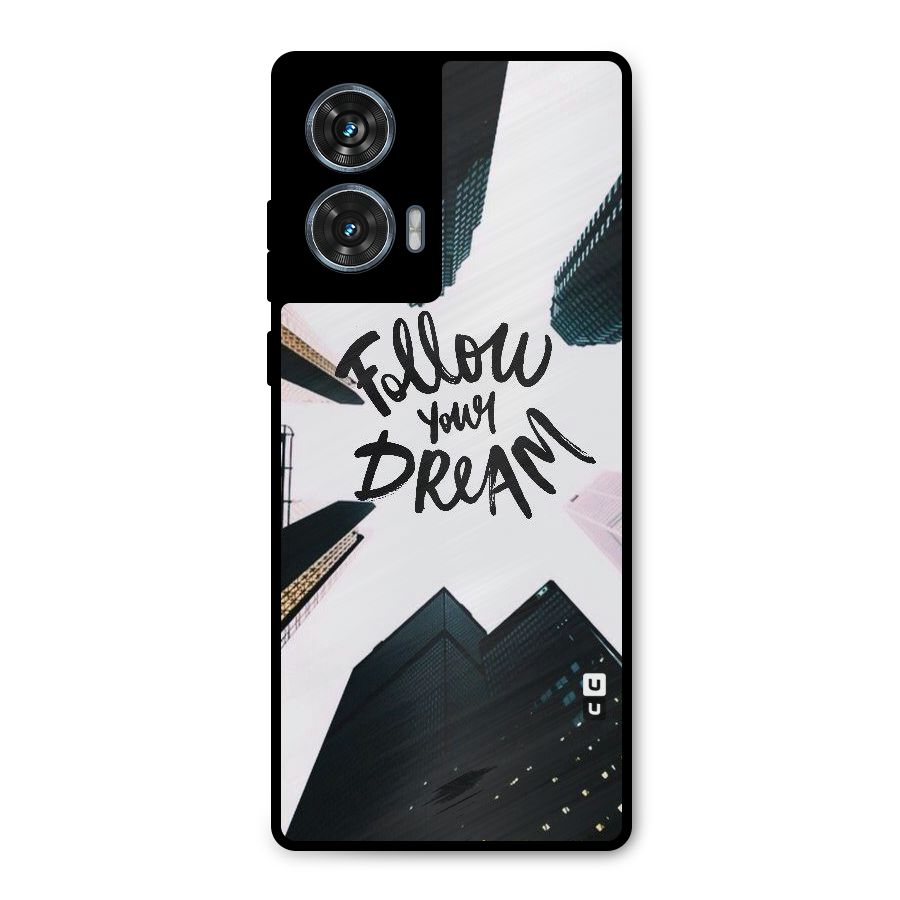 Follow Dream Metal Back Case for Motorola Edge 50 Fusion