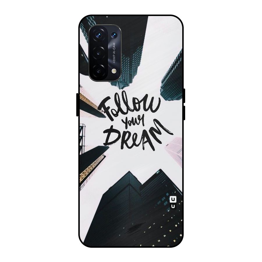 Follow Dream Metal Back Case for Oppo A74 5G
