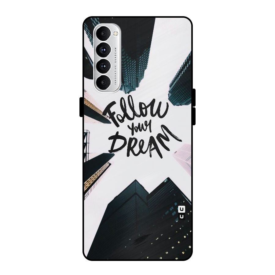 Follow Dream Metal Back Case for Oppo Reno4 Pro