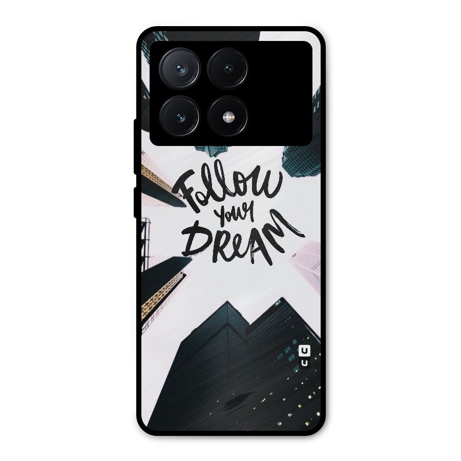Follow Dream Metal Back Case for Poco X6 Pro