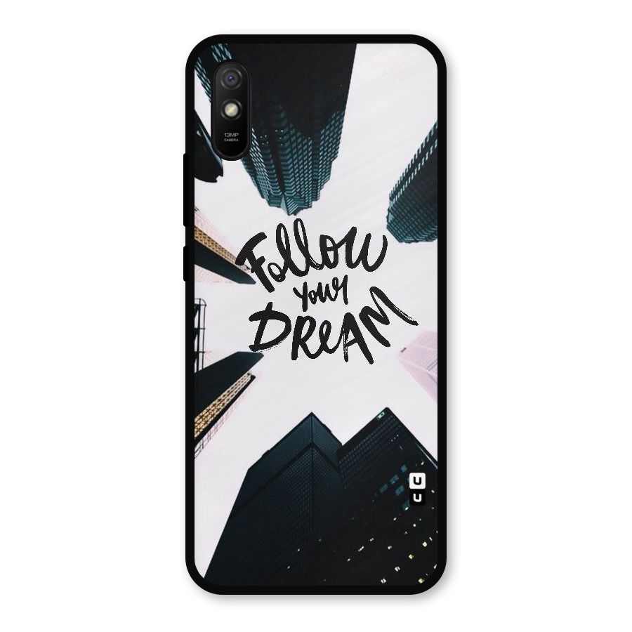 Follow Dream Metal Back Case for Redmi 9i