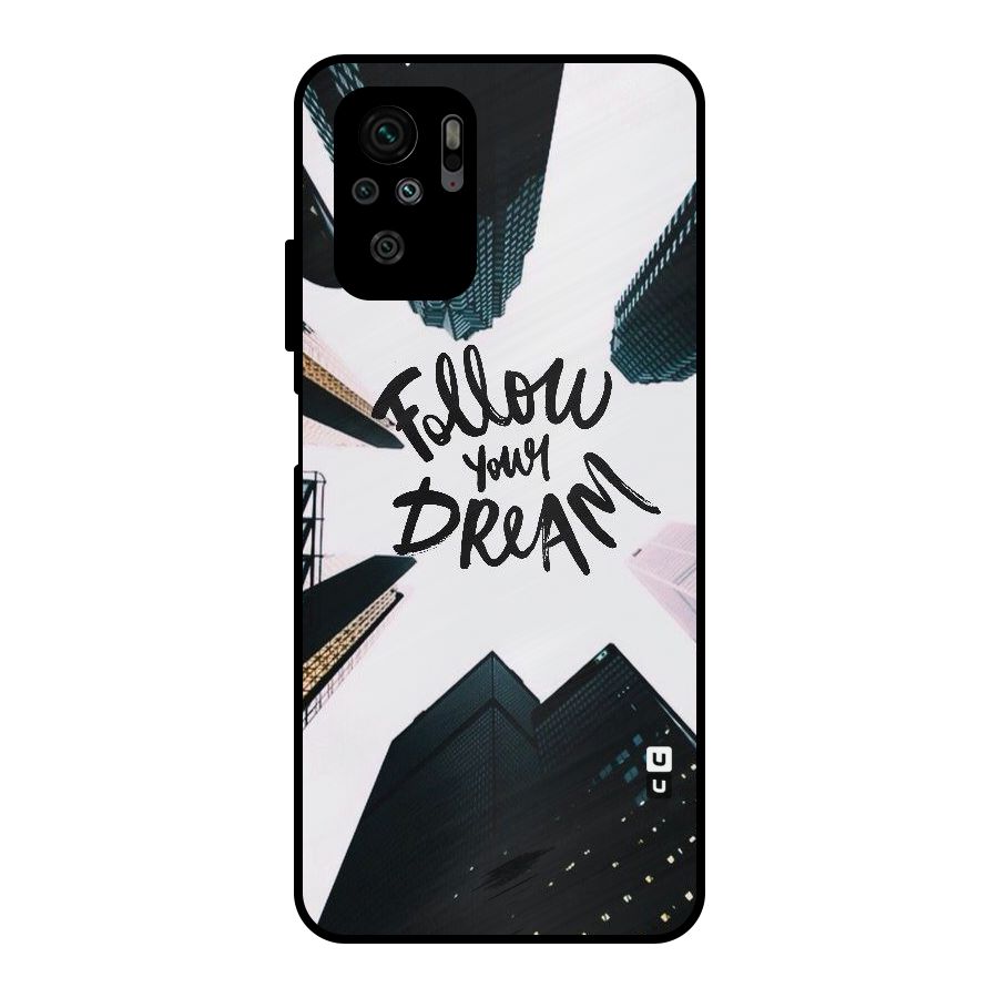 Follow Dream Metal Back Case for Redmi Note 10S