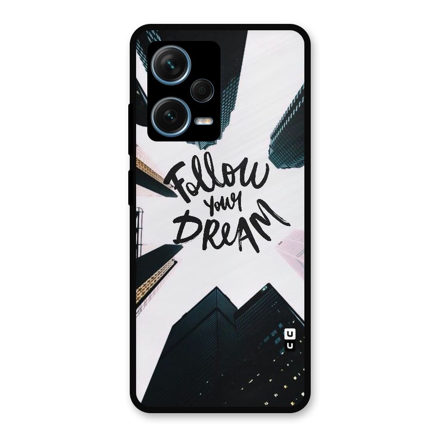 Follow Dream Metal Back Case for Redmi Note 12 Pro Plus 5G