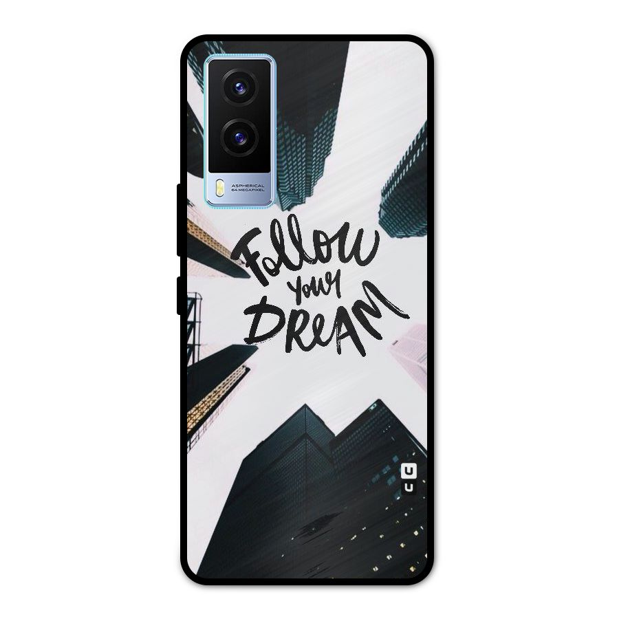 Follow Dream Metal Back Case for Vivo V21e 5G