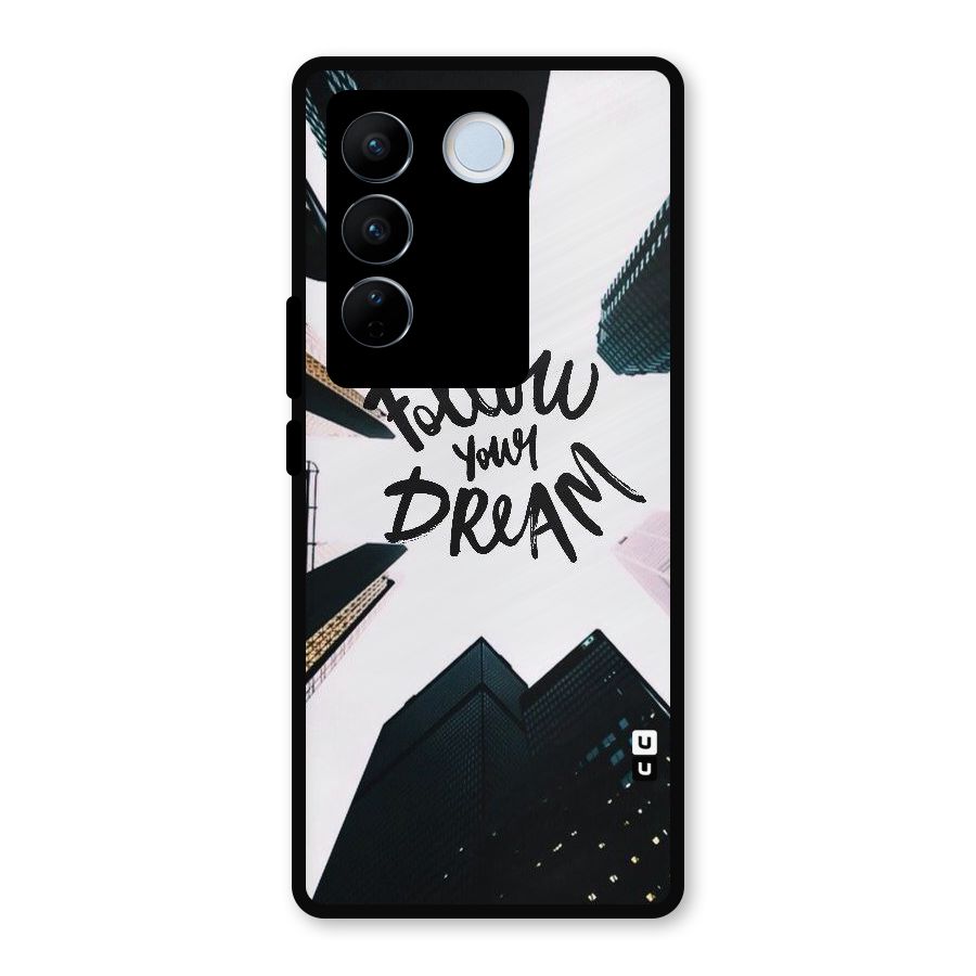 Follow Dream Metal Back Case for Vivo V27