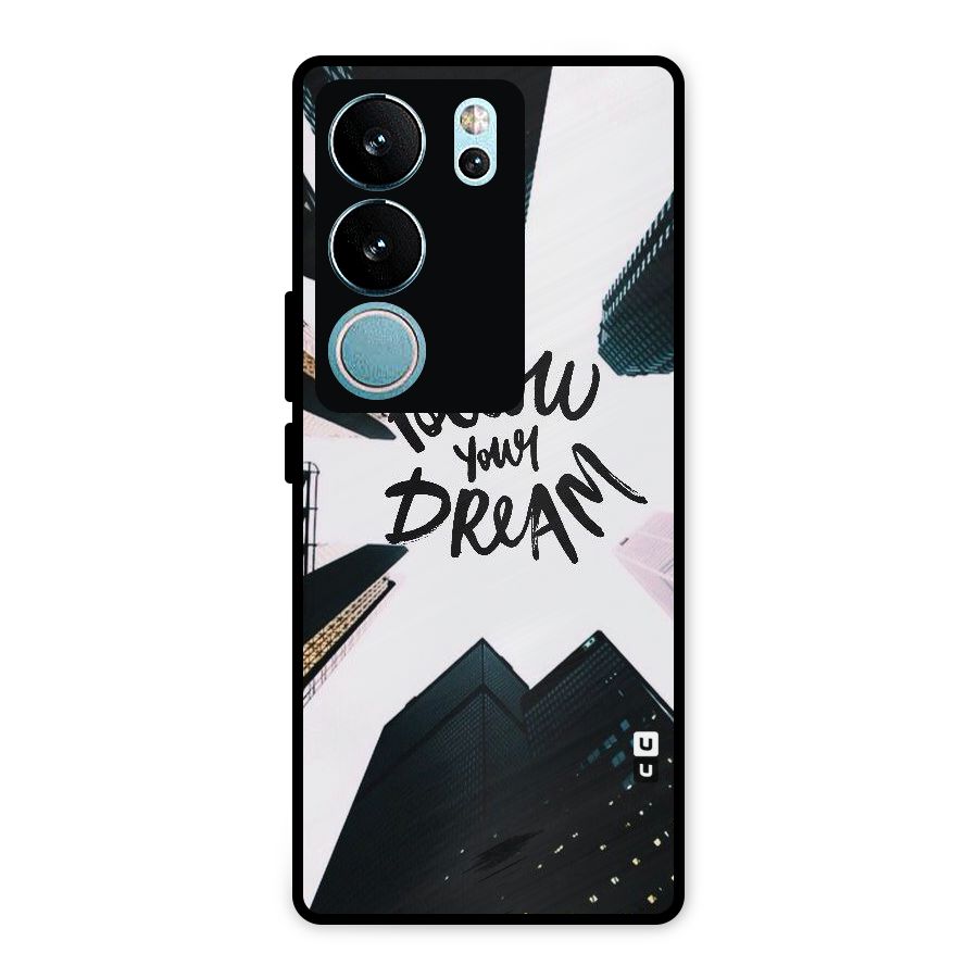Follow Dream Metal Back Case for Vivo V29 Pro