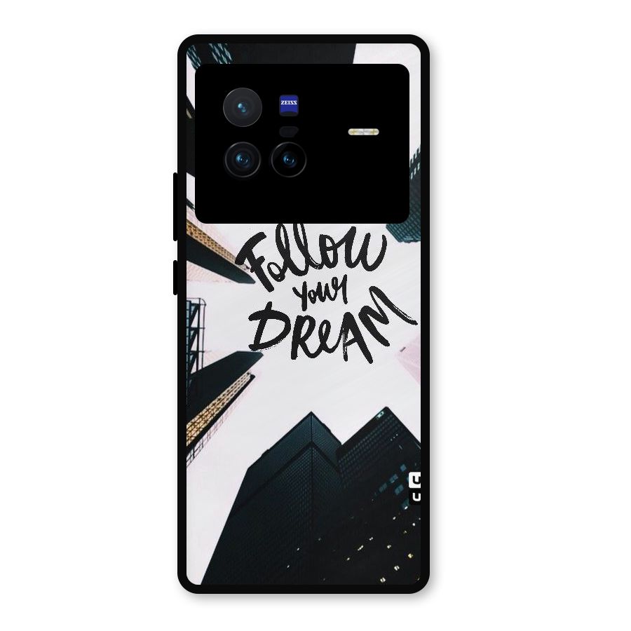 Follow Dream Metal Back Case for Vivo X80